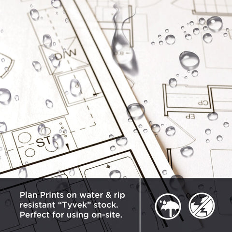 Plan Prints - Tyvek